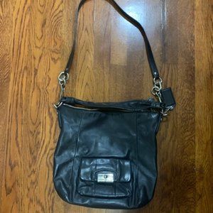 Black Coach Purse with Long Strap